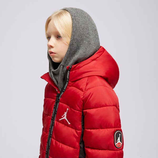 Virsjakas bērniem JORDAN JAKA ZIEMAS FAUX DOWN JACKET BOY 95b667-r78 krāsa bordo