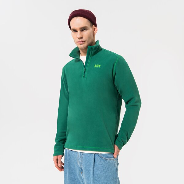 Vīriešu džemperis HELLY HANSEN DŽEMPERIS DAYBREAKER 1/2 ZIP FLEECE 50844486 krāsa zaļa