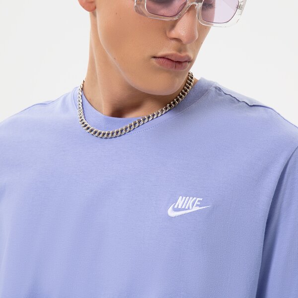 Vīriešu t krekli NIKE T-SHIRT SPORTSWEAR CLUB ar4997-570 krāsa violeta