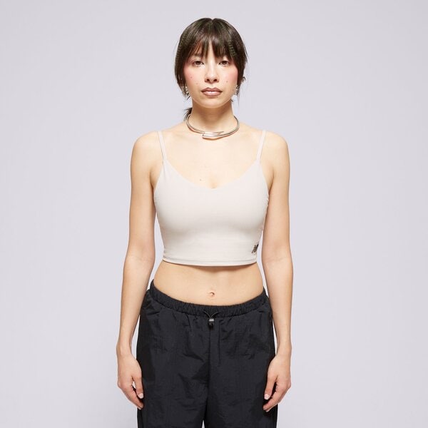 Krekli sievietēm NEW BALANCE TOP LINEAR HERITAGE SOFT BRA wb41030mnk krāsa pelēka