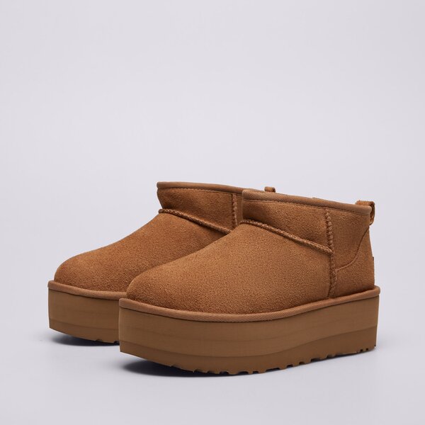 Casual sievietēm UGG CLASSIC ULTRA MINI PLATFORM 1135092-che krāsa brūna