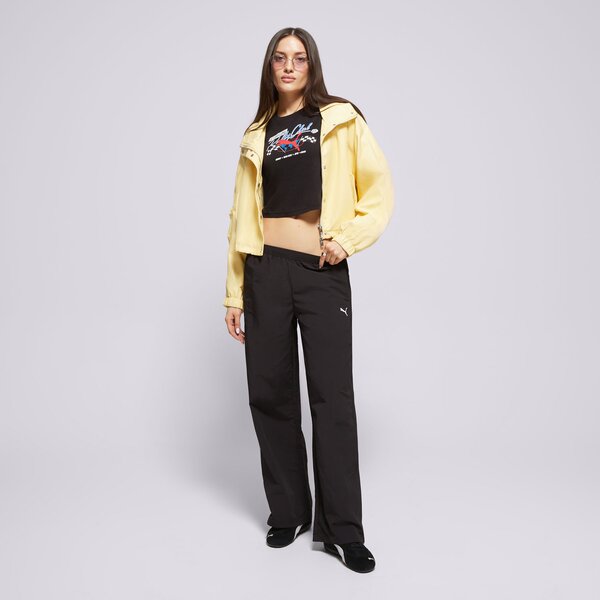 Sieviešu bikses PUMA BIKSES RELAXED WOVEN ZIP-OFF PANTS OP 629808 01 krāsa melna