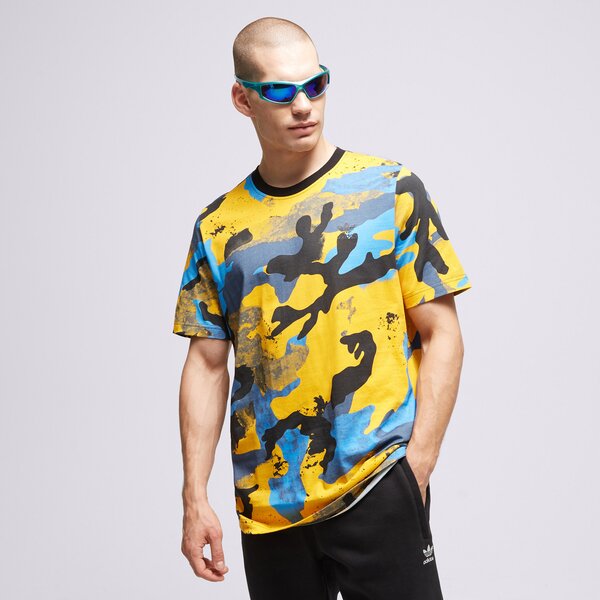 Vīriešu t krekli ADIDAS T-SHIRT CAMO AOP TEE hk2801 krāsa daudzkrāsaina