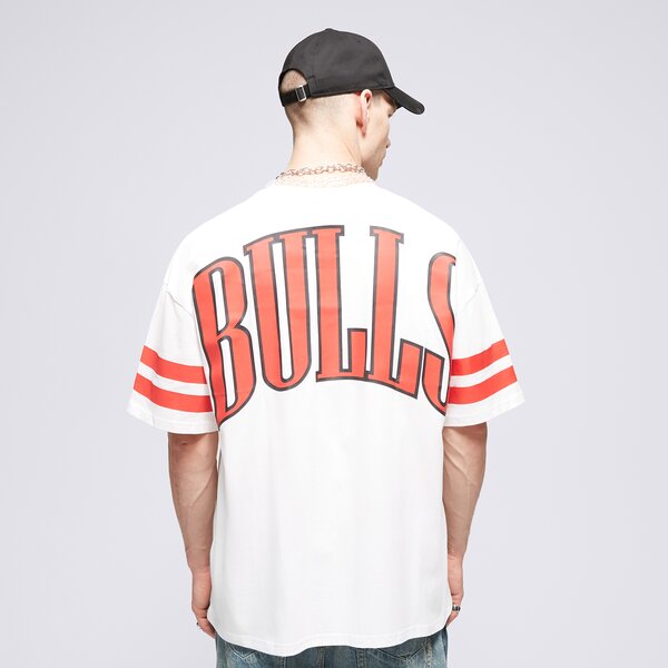 Vīriešu t krekli NEW ERA T-SHIRT NBA ARCH GRPHC OS BULLS CHICAGO BULLS 60435444 krāsa balta