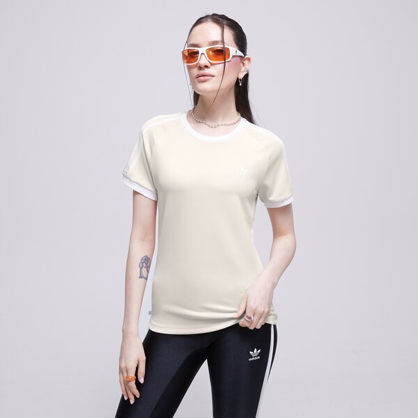 Krekli sievietēm ADIDAS T-SHIRT SLIM 3 STR ib7440 krāsa bēša