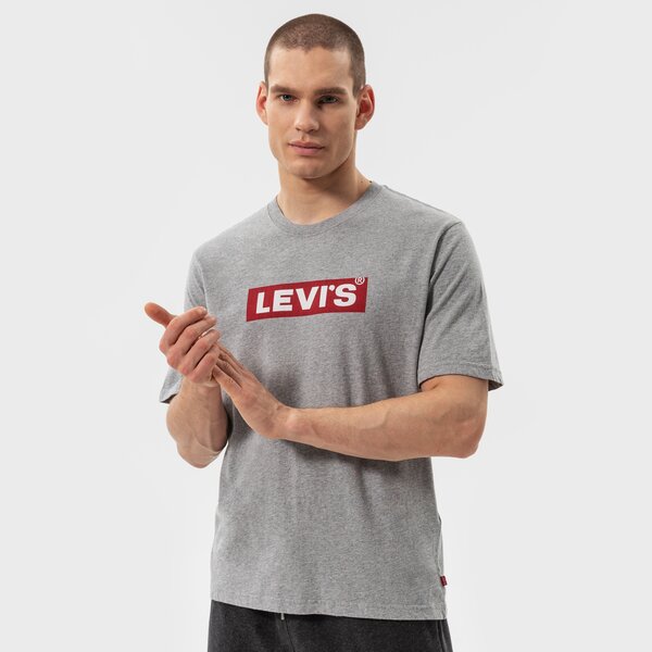 Vīriešu t krekli LEVI'S T-SHIRT SS RELAXED FIT TEE 16143-0435 krāsa pelēka