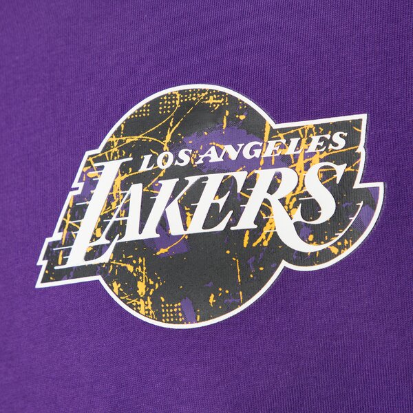 Vīriešu t krekli NEW ERA T-SHIRT INFILL TEAM LOGO OS LAKERS LOS ANGELES LAKER 60332134 krāsa violeta