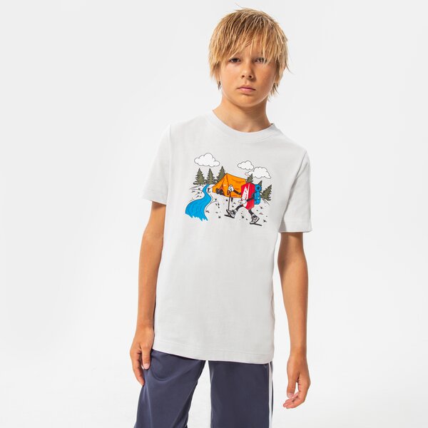 T krekli bērniem NIKE T-SHIRT B NSW TEE BOXY 1 BOY dq3854-025 krāsa pelēka