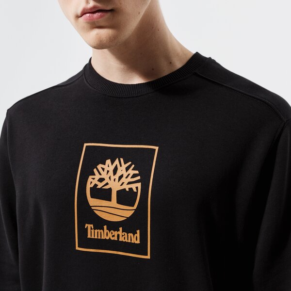 Vīriešu džemperis TIMBERLAND DŽEMPERIS TREE LOGO CREW BLACK tb0a5pj80011 krāsa melna