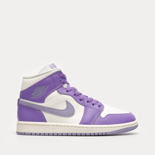 Sporta apavi sievietēm WMNS AIR JORDAN 1 MID bq6472-504 krāsa violeta