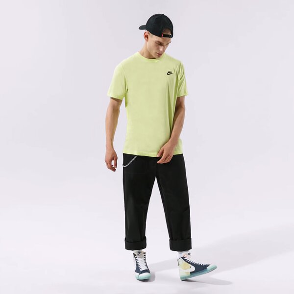 Vīriešu t krekli NIKE T-SHIRT SPORTSWEAR CLUB ar4997-736 krāsa dzeltena