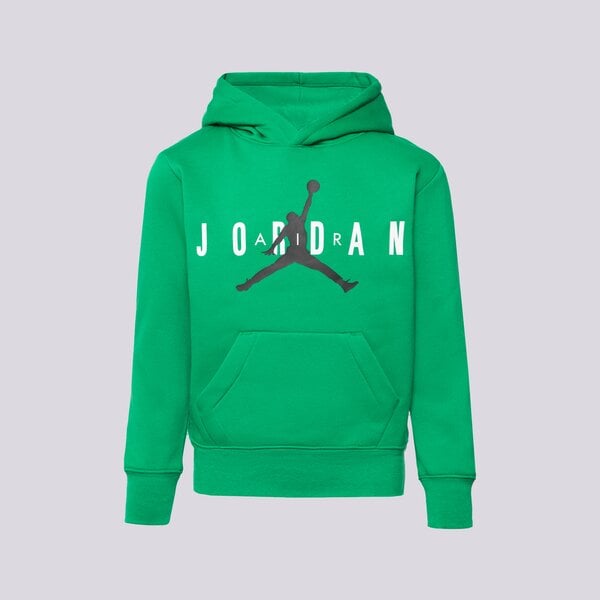 Džemperi bērniem JORDAN  DŽEMPERIS AR KAPUCI  JUMPMAN PULLOVER BOY 95b910-f4f krāsa zaļa
