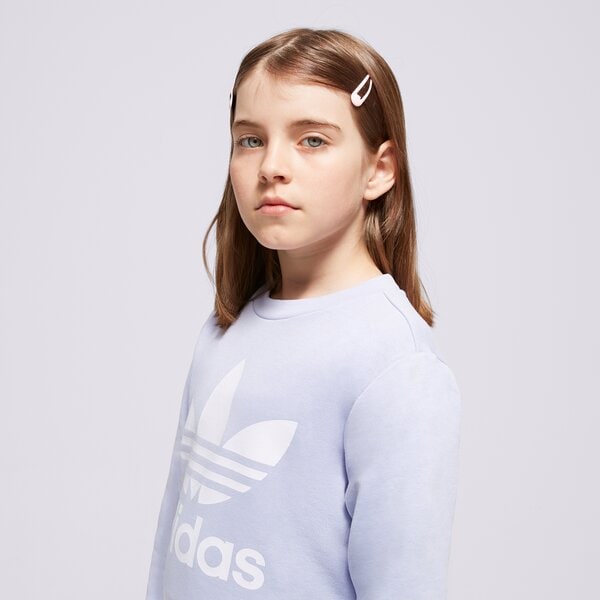 Džemperi bērniem ADIDAS DŽEMPERIS TREFOIL CREW GIRL in8428 krāsa violeta