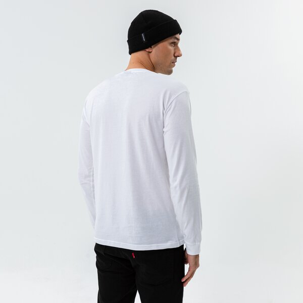 Vīriešu t krekli CHAMPION T-SHIRT CREWNECK LONG SLEEVE T-SHIRT 214748ww001 krāsa balta