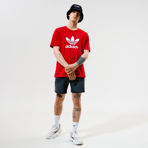 Vīriešu t krekli ADIDAS T-SHIRT TREFOIL T-SHIRT gn3468 krāsa sarkana