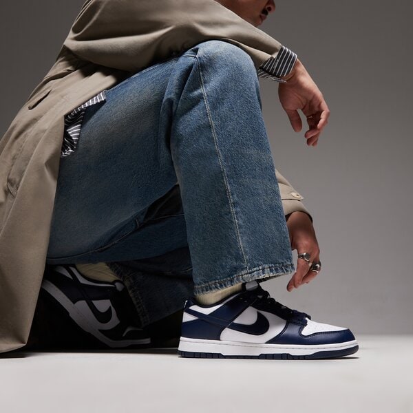 Sporta apavi vīriešiem NIKE DUNK LOW RETRO hf5441-107 krāsa tumši zila