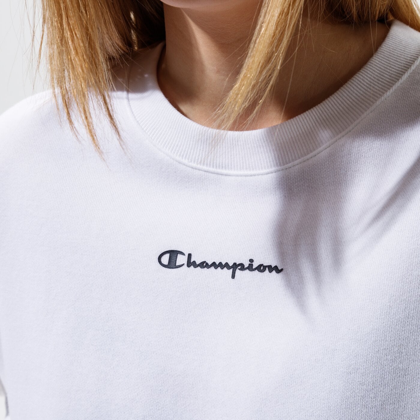 Sieviešu džemperis CHAMPION DŽEMPERIS CREWNECK SWEATSHIRT 112588ww001 krāsa balta