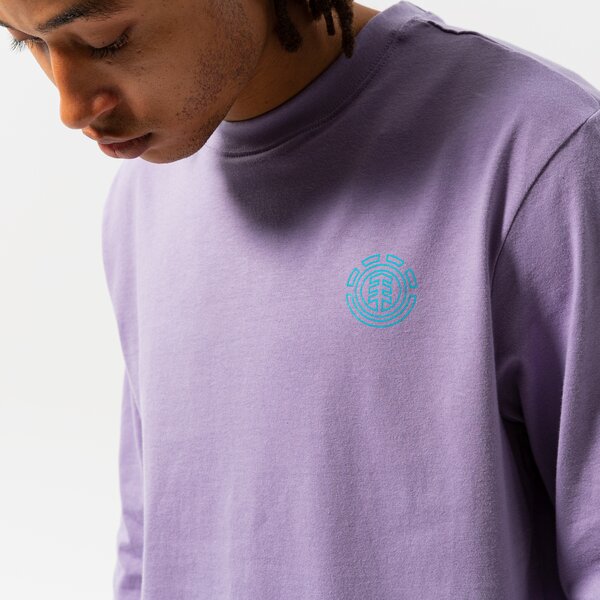 Vīriešu t krekli ELEMENT T-SHIRT HOLLIS LS c1lsb9-4815 krāsa violeta