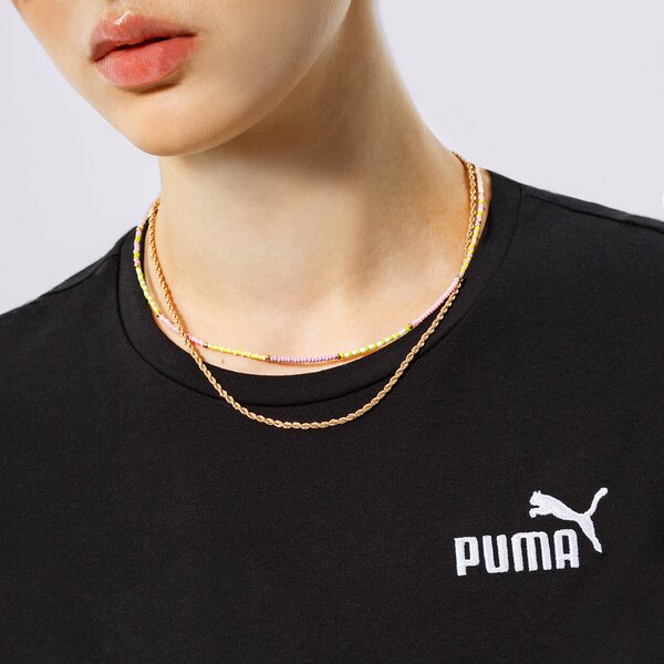 Krekli sievietēm PUMA T-SHIRT ESS+ EMBROIDERY 848331 01 krāsa melna