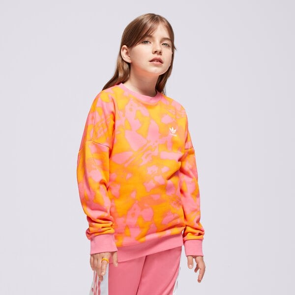 Džemperi bērniem ADIDAS DŽEMPERIS CREW GIRL it7307 krāsa rozā