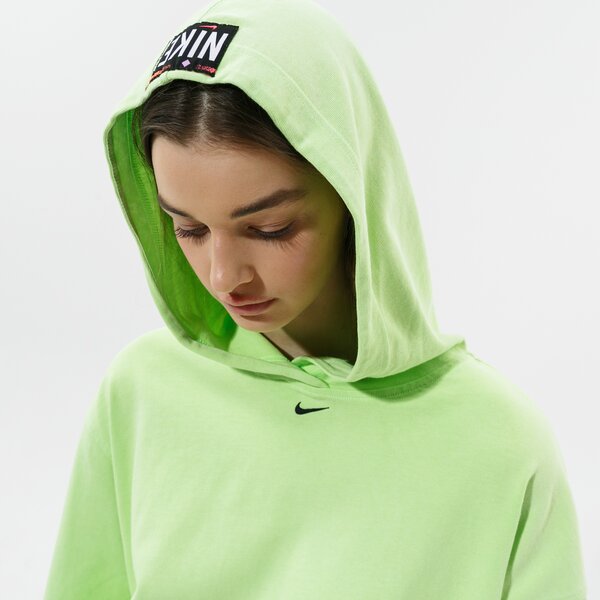 Sieviešu džemperis NIKE  DŽEMPERIS AR KAPUCI  W NSW WASH HOODIE cz9854-358 krāsa zaļa