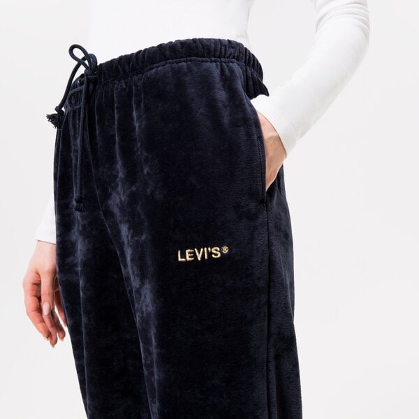 Sieviešu bikses LEVI'S BIKSES GRAPHIC LAUNDRY SWEATPNT BLUES a35690011 krāsa melna