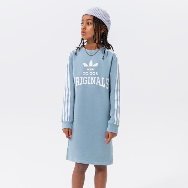 Bērnu šorti un kleitas ADIDAS KLEITA LS SPORTA KOSTIMSS GIRL hl6885 krāsa zila