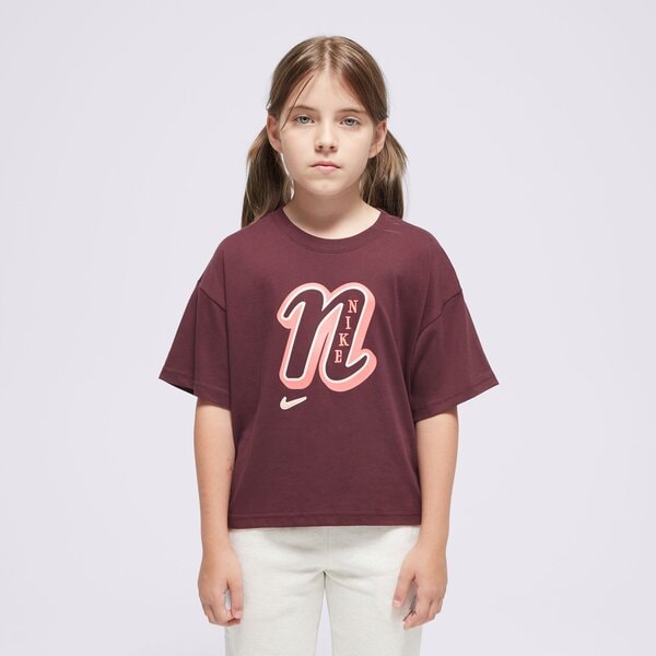 T krekli bērniem NIKE T-KREKLS G NSW TEE GRAPHIC STAR GIRL fz5562-652 krāsa brūna