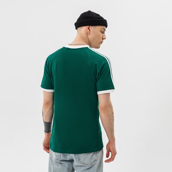 Vīriešu t krekli ADIDAS T-SHIRT 3-STRIPES TEE he9546 krāsa zaļa