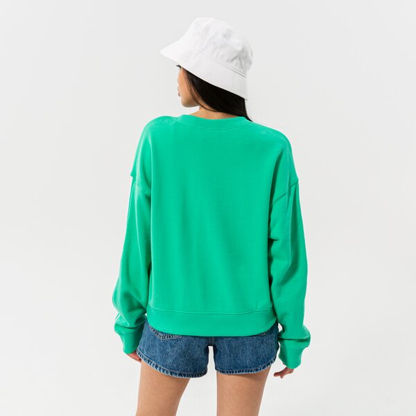 Sieviešu džemperis ADIDAS DŽEMPERIS SWEATSHIRT he9735 krāsa zaļa