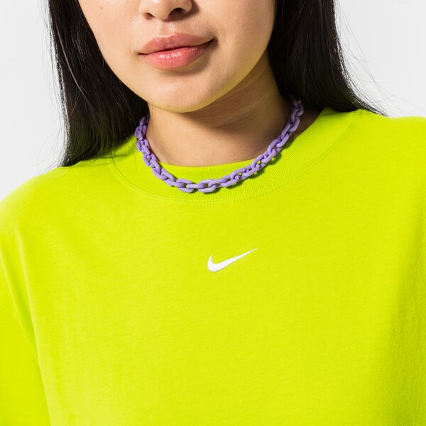 Krekli sievietēm NIKE T-SHIRT SPORTSWEAR ESSENTIAL OVERSIZED dn5697-321 krāsa neona dzeltena