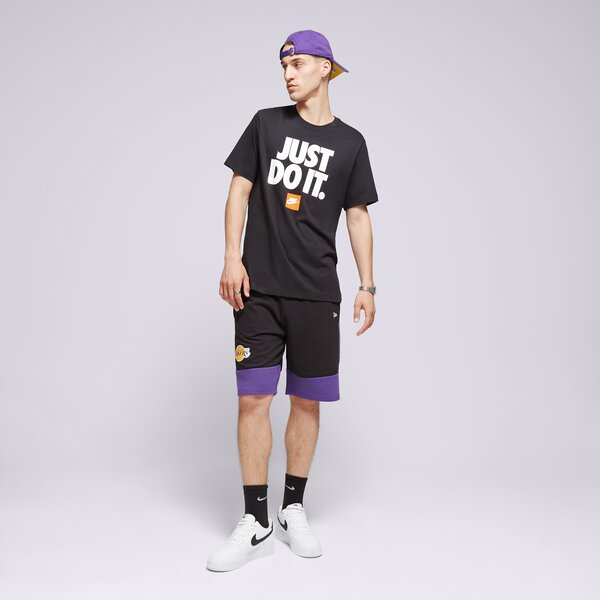 Vīriešu šorti NEW ERA ŠORTI NBA COLOUR BLOCK SHORT LAKERS LOS ANGELES LAKE 60416375 krāsa melna