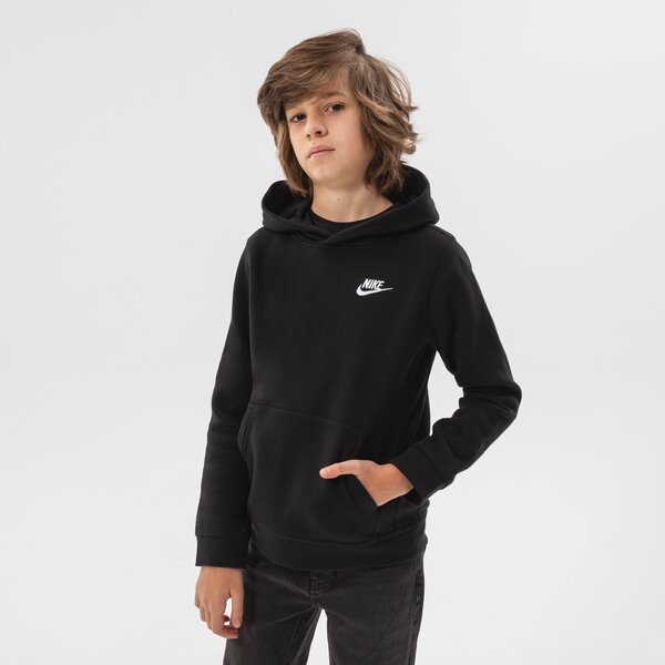 Džemperi bērniem NIKE FRANCHISE OVERHEAD HOODIE JUNIOR BOY bv3757-011 krāsa melna