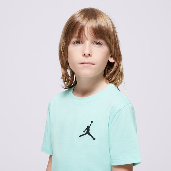 T krekli bērniem JORDAN T-SHIRT JDB JUMPMAN AIR EMB BOY 95a873-e8g krāsa tirkīzs