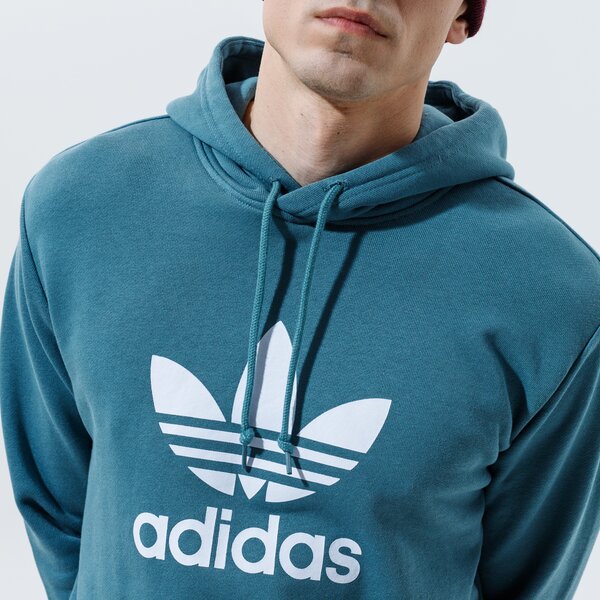 Vīriešu džemperis ADIDAS  DŽEMPERIS AR KAPUCI  TREFOIL HOODIE gn3461 krāsa zila