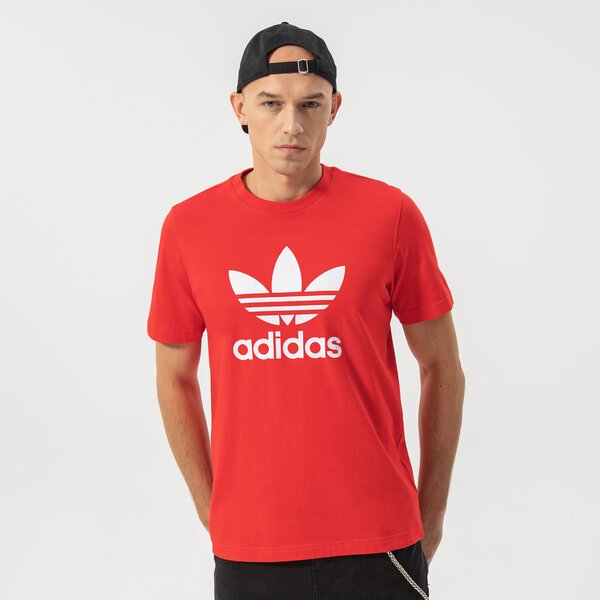 Vīriešu t krekli ADIDAS T-SHIRT TREFOIL T-SHIRT he9511 krāsa sarkana