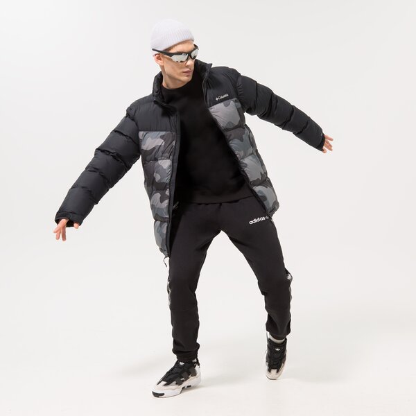Vīriešu bikses ADIDAS BIKSES TAPE FLC PANT BLK hr4467 krāsa melna