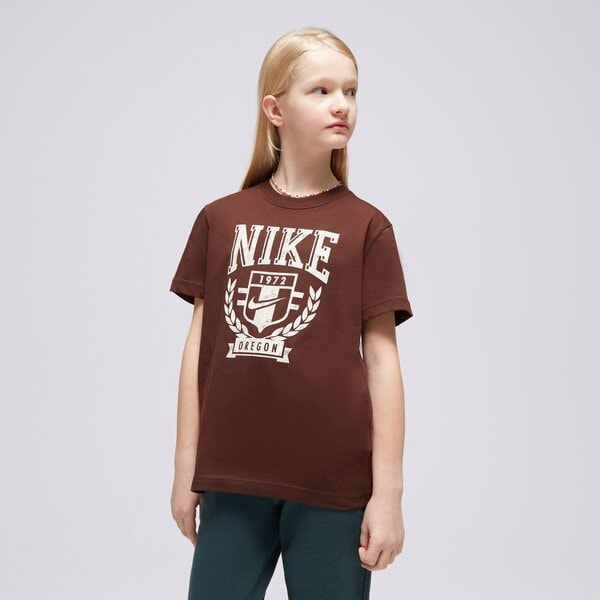 T krekli bērniem NIKE T-KREKLS G NSW TREND BF TEE GIRL fz4724-227 krāsa brūna