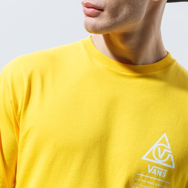 Vīriešu t krekli VANS T-SHIRT 66 SUPPLY LS vn0a4tut85w1 krāsa dzeltena