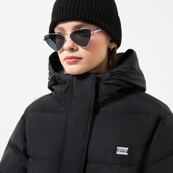 Sieviešu ziemas jaka LEVI'S JAKA ZIEMAS LARKIN PUFFER MID a3287-0000 krāsa melna