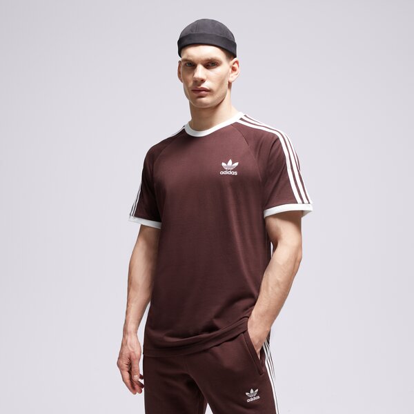 Vīriešu t krekli ADIDAS T-SHIRT 3-STRIPES TEE im2077 krāsa brūna