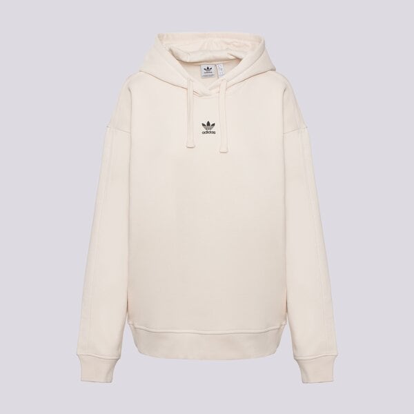 Sieviešu džemperis ADIDAS  DŽEMPERIS AR KAPUCI  ESS HOODIE iy9619 krāsa balta