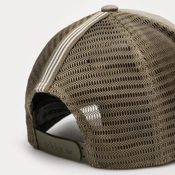 Vīriešu cepure ar nagu ADIDAS CEPURE CURVED TRUCKER ic0021 krāsa zaļa