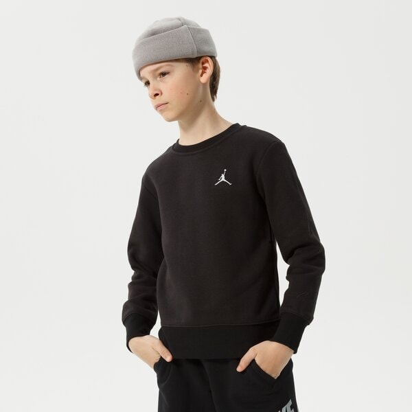 Džemperi bērniem JORDAN DŽEMPERIS JUMPMAN ESSENTIALS CREW BOY 95b130-023 krāsa melna