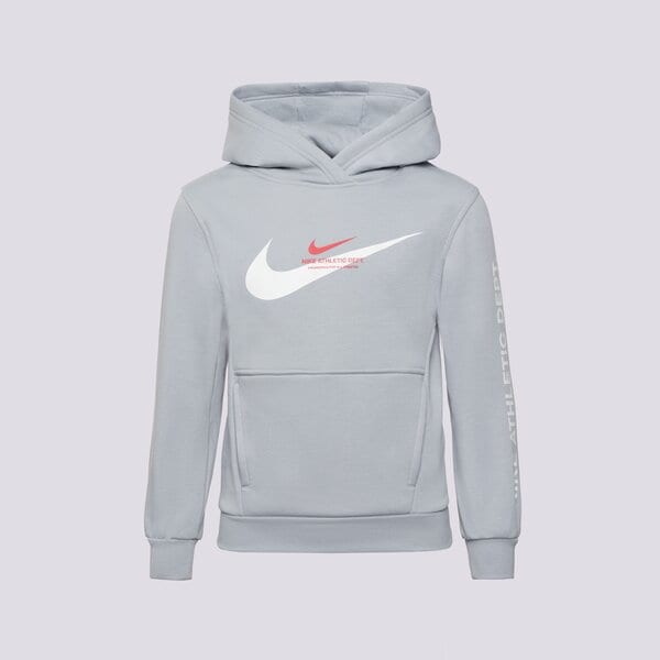 Džemperi bērniem NIKE  DŽEMPERIS AR KAPUCI    B NSW SI FLC PO HOODIE BB B hv6965-012 krāsa pelēka