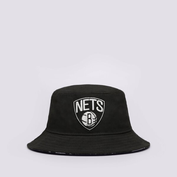  NEW ERA PLATMALE PRINT INFILL BUCKET NETS BROOKLYN NETS 60298687 krāsa melna