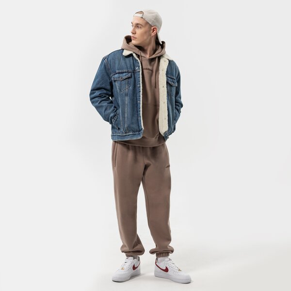 Vīriešu džemperis ADIDAS  DŽEMPERIS AR KAPUCI  TREFOIL LINEAR LABEL HOODIE hm2652 krāsa brūna