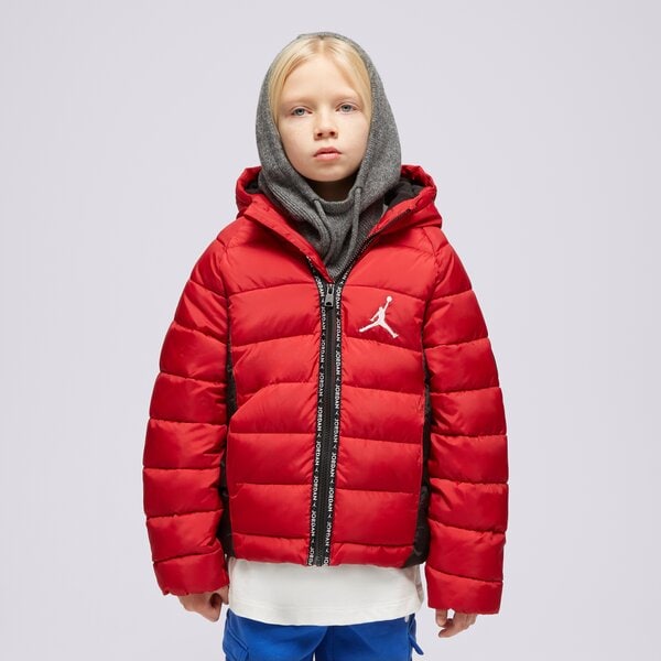 Virsjakas bērniem JORDAN JAKA ZIEMAS FAUX DOWN JACKET BOY 95b667-r78 krāsa bordo