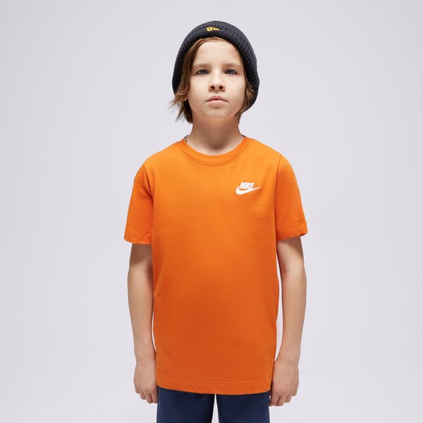 T krekli bērniem NIKE T SHIRT NIKE SPORTSWEAR BOY ar5254-893 krāsa oranža
