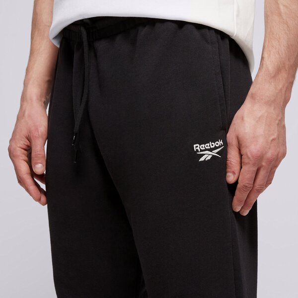 Vīriešu bikses REEBOK BIKSES RI FT LEFT LEG JOGGER hs7376_100065295 krāsa melna